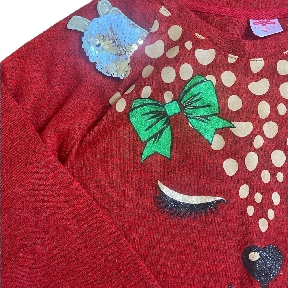 Girls Holiday Time Long Sleeve Shirt - Picture 3 of 5